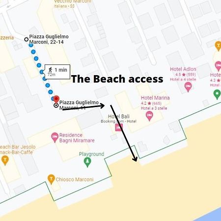 Comodo Loft Centro A Jesolo Lido - Spiaggia A 1 Minuto!!! Экстерьер фото